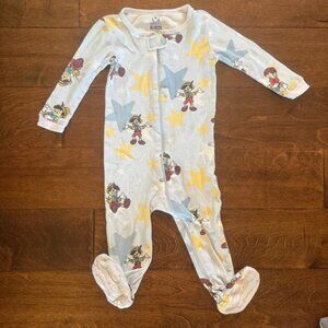 Walt Disney Pinocchio Pajama Footies 18 months‎  Disneycore